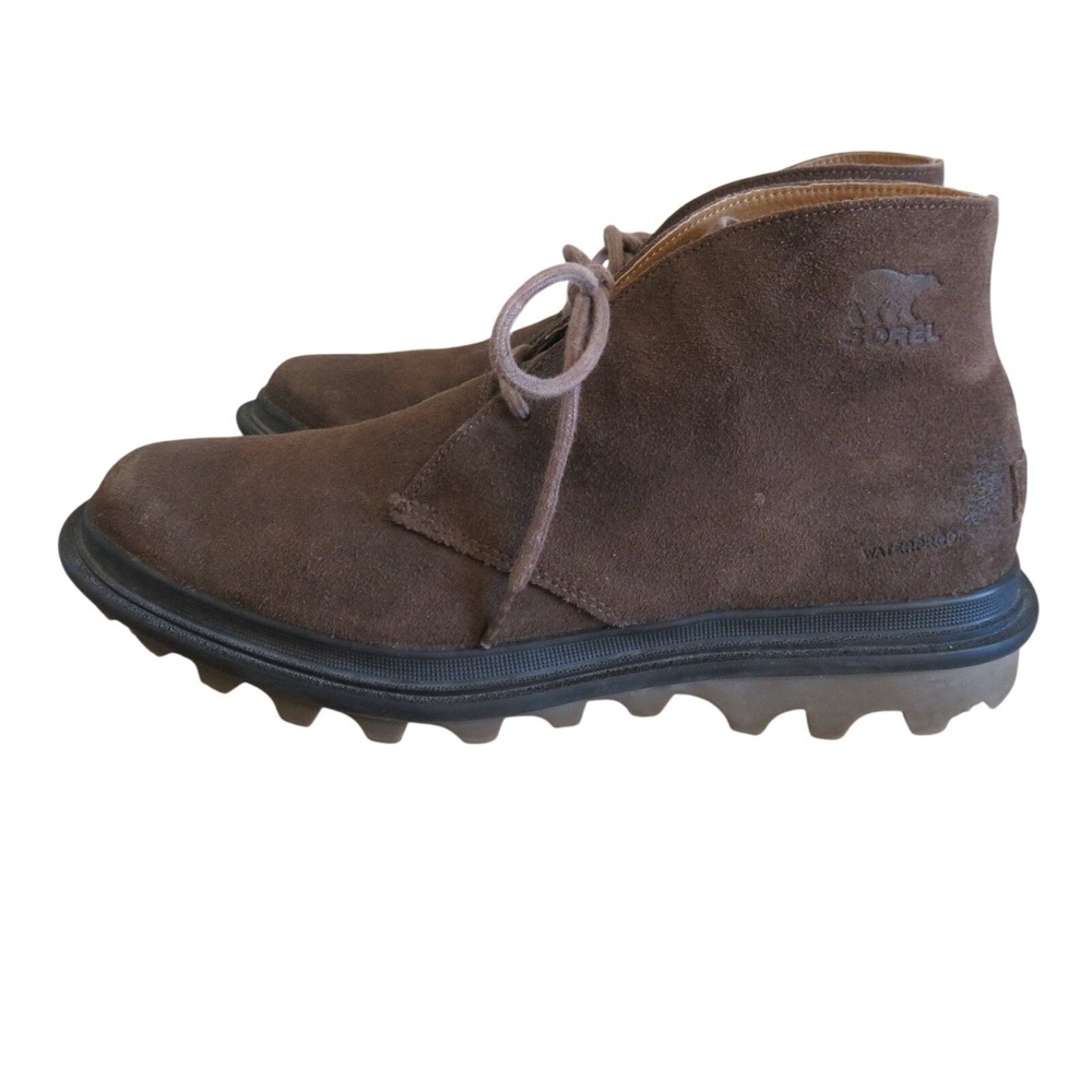 Sorel ACE Chukka Waterproof Brown Suede Boots Mens 9.5‎ NM3442-256